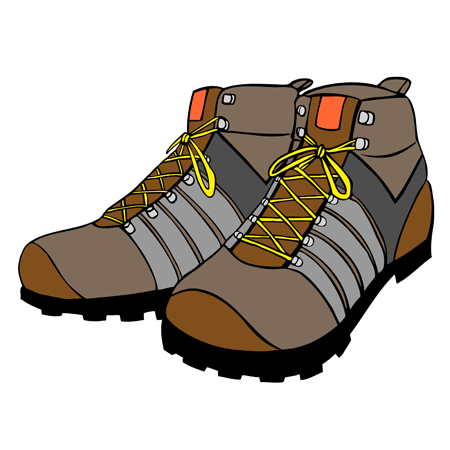 登山用靴トレッキングブーツイラスト 無料イラスト配布サイトマンガトップ