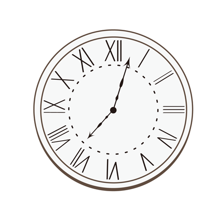 ローマ数字の掛け時計イラスト 無料イラスト配布サイトマンガトップ