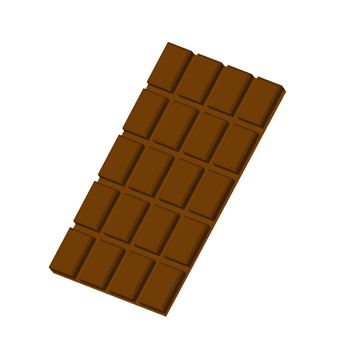 板チョコレートのイラスト 無料イラスト配布サイトマンガトップ